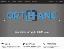 Tablet Screenshot of orthanc-server.com